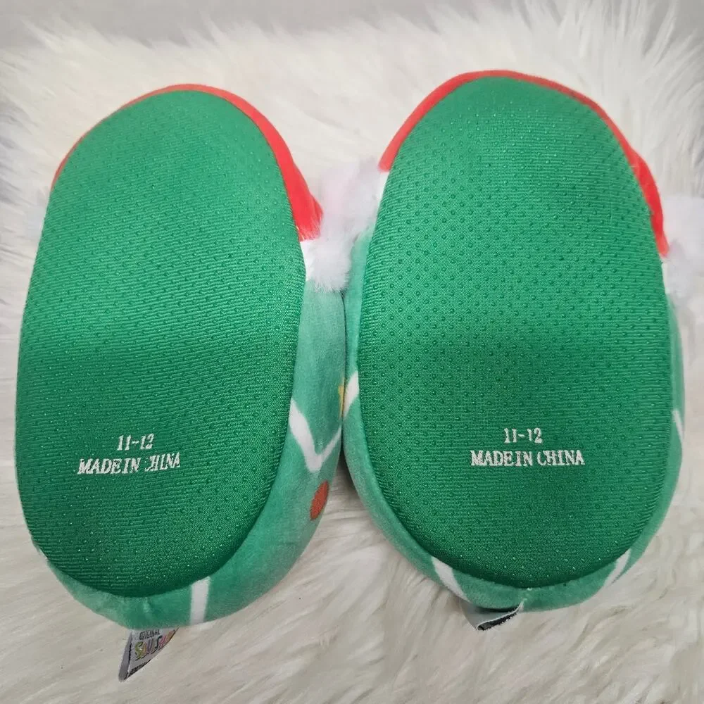 Squishmallows Christmas Tree Slippers Kids Size 11-12